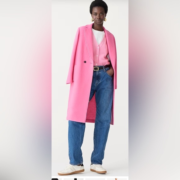 Jcrew Petite new Daphne topcoat in Italian boiled wool - Picture 6 of 8